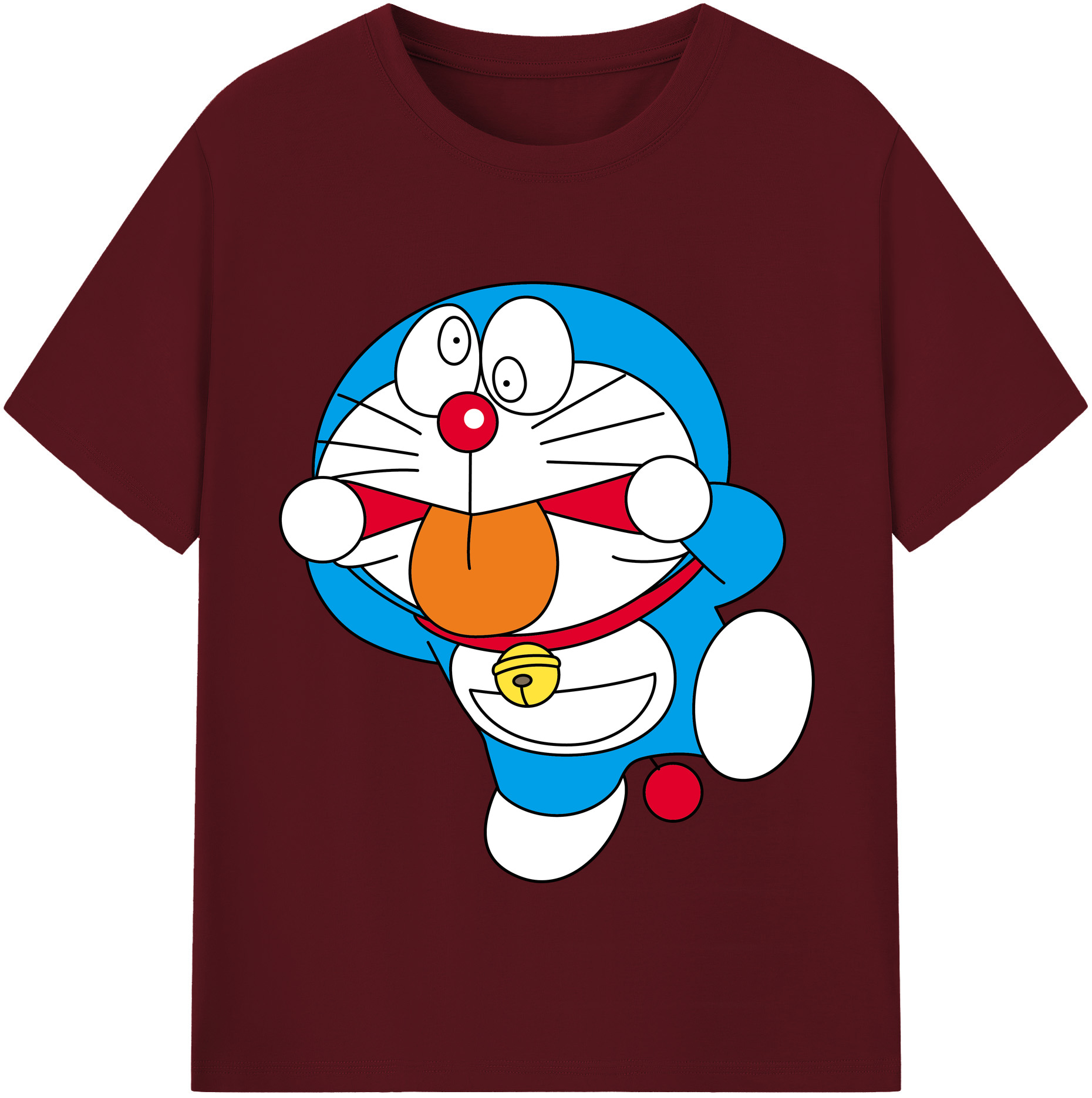 （画像用） ドラえもん Doraemon 綿100％半袖Tシャツ（フロントプリント）